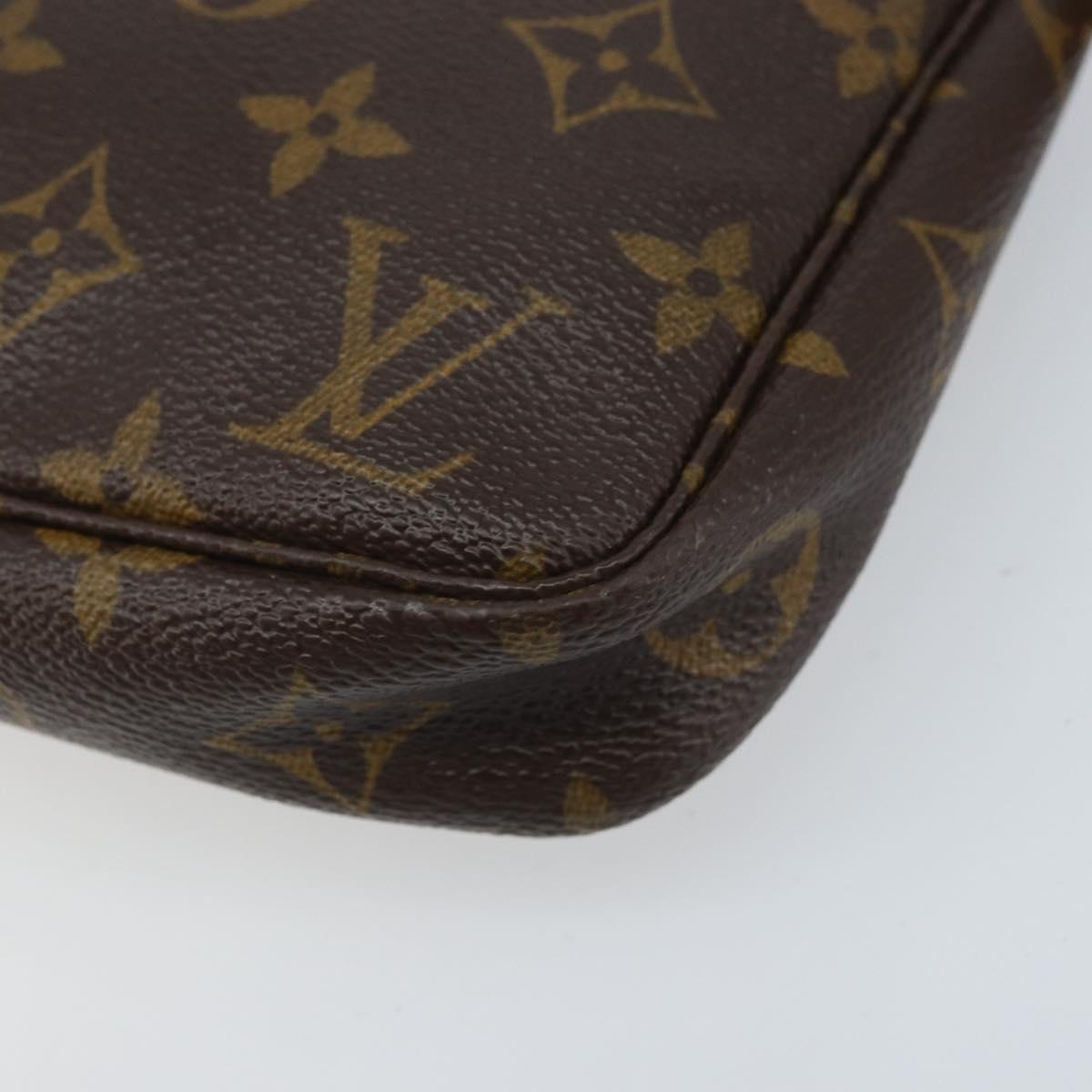 LOUIS VUITTON Monogram Pochette Accessoires Pouch M51980 LV Auth BA11760