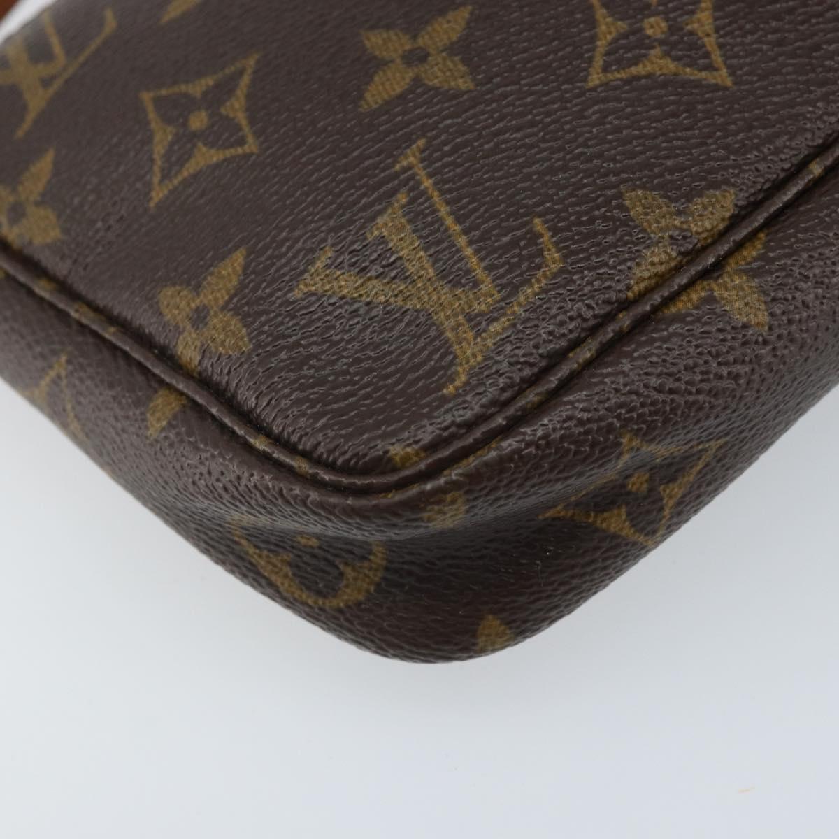 LOUIS VUITTON Monogram Pochette Accessoires Pouch M51980 LV Auth BA11760