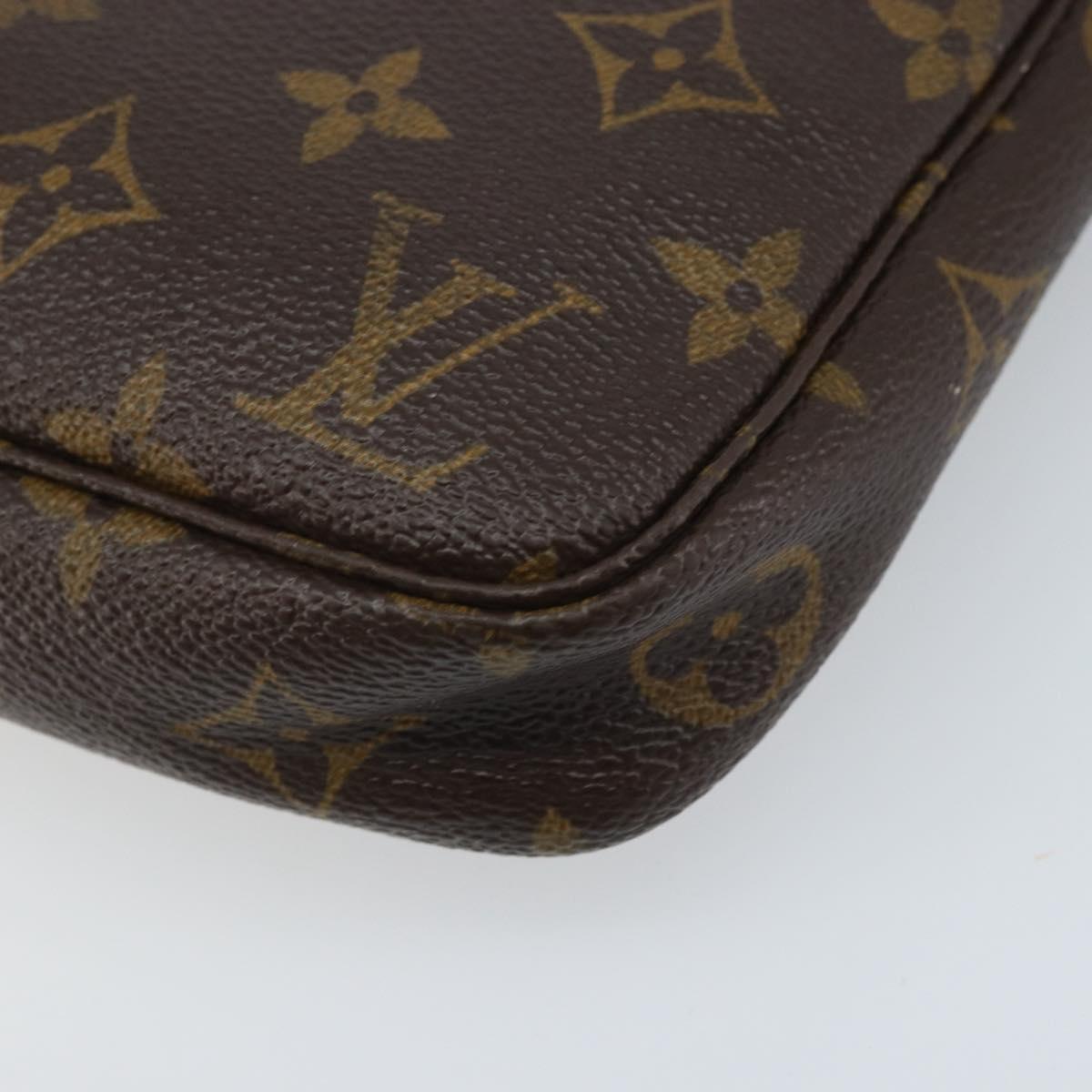 LOUIS VUITTON Monogram Pochette Accessoires Pouch M51980 LV Auth BA11760