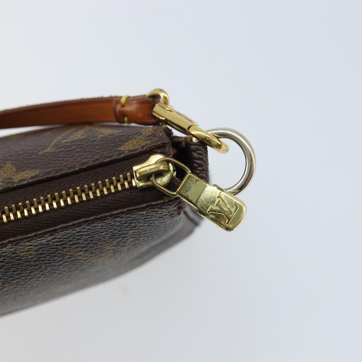 LOUIS VUITTON Monogram Pochette Accessoires Pouch M51980 LV Auth BA11760