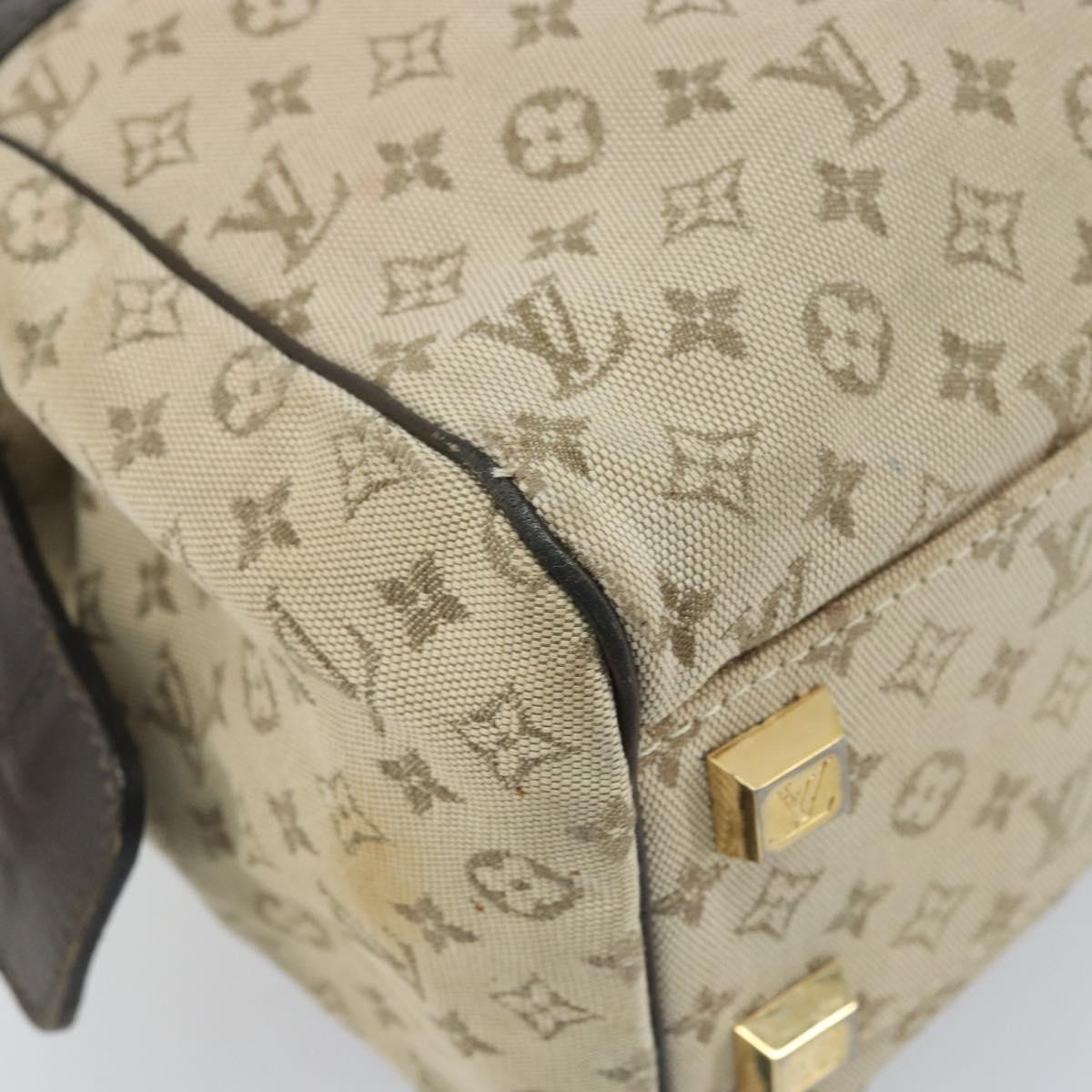LOUIS VUITTON Monogram Mini Josephine PM Hand Bag Khaki M92215 LV Auth BA11763