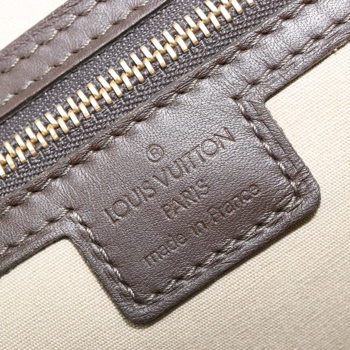 LOUIS VUITTON Monogram Mini Josephine PM Hand Bag Khaki M92215 LV Auth BA11763