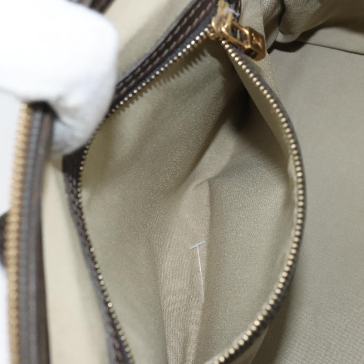 LOUIS VUITTON Monogram Mini Josephine PM Hand Bag Khaki M92215 LV Auth BA11763