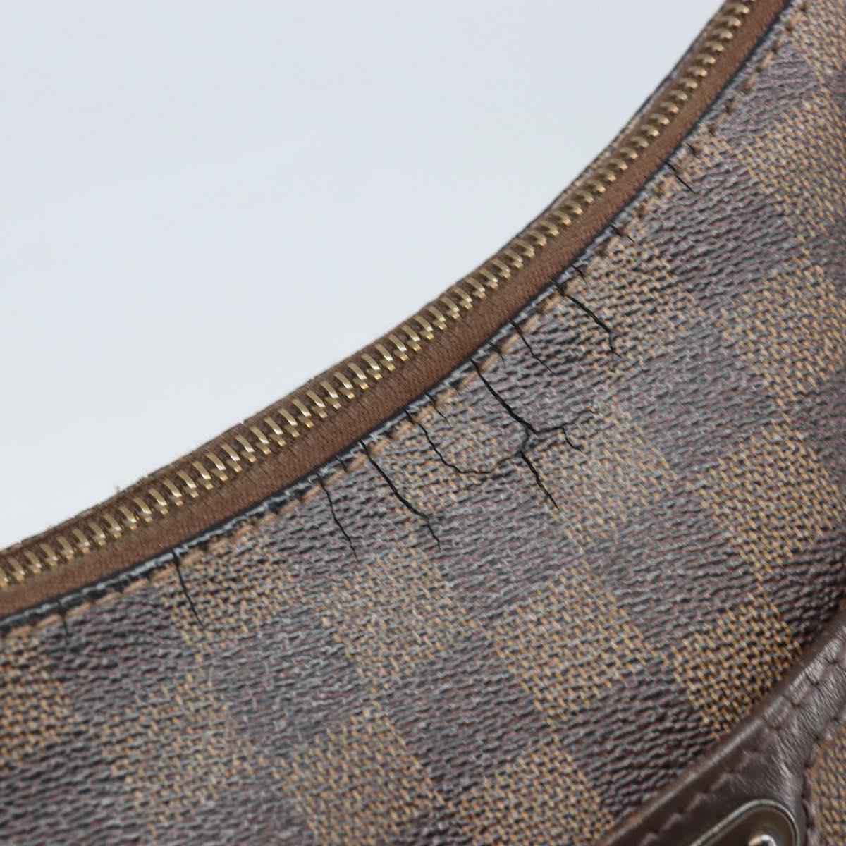 LOUIS VUITTON Damier Ebene Bloomsbury GM Shoulder Bag N42250 LV Auth BA11765