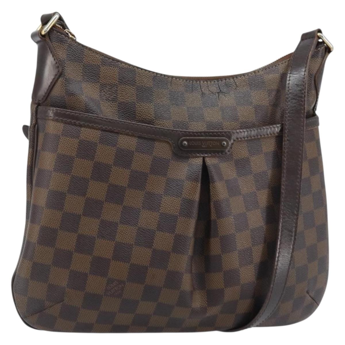 LOUIS VUITTON Damier Ebene Bloomsbury GM Shoulder Bag N42250 LV Auth BA11765
