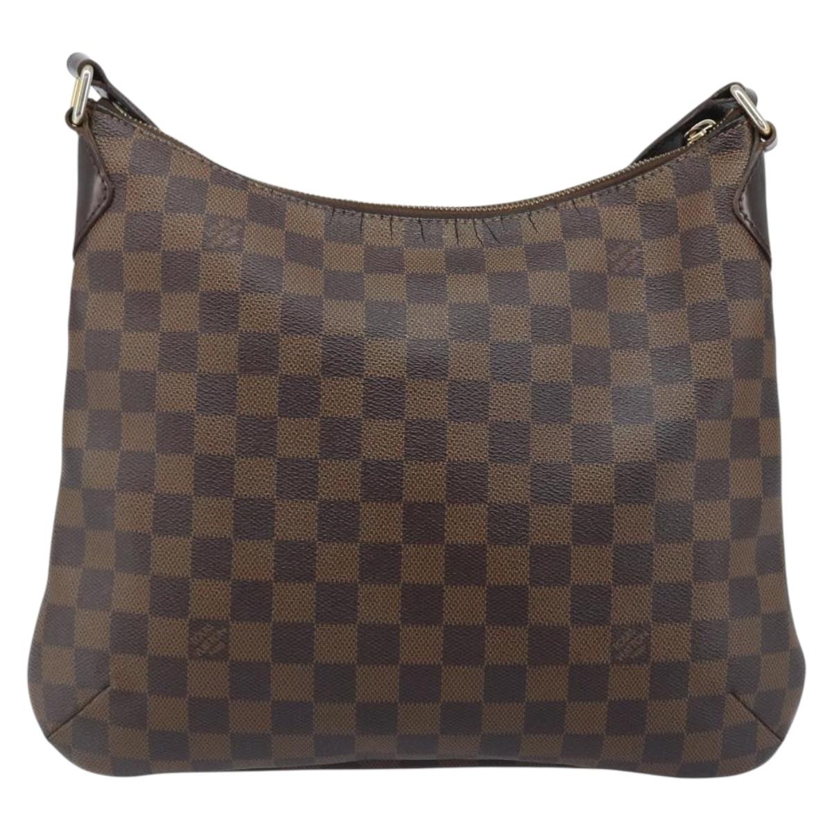 LOUIS VUITTON Damier Ebene Bloomsbury GM Shoulder Bag N42250 LV Auth BA11765
