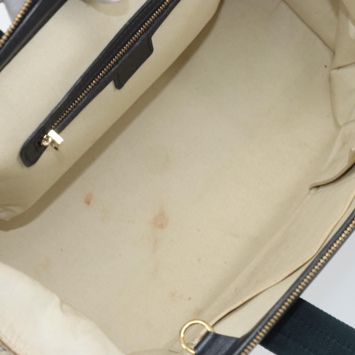 LOUIS VUITTON Monogram Mini Josephine GM Hand Bag Blue M92211 LV Auth BA11767