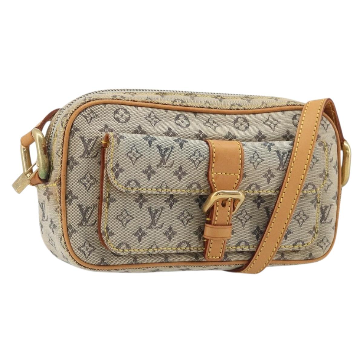 LOUIS VUITTON Monogram Mini Juliet MM Shoulder Bag Blue M92004 LV Auth BA11780