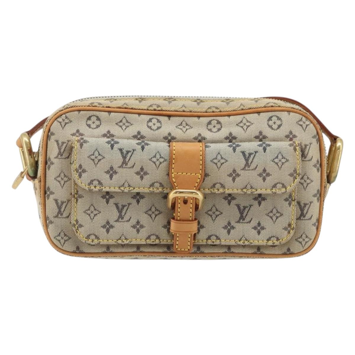 LOUIS VUITTON Monogram Mini Juliet MM Shoulder Bag Blue M92004 LV Auth BA11780