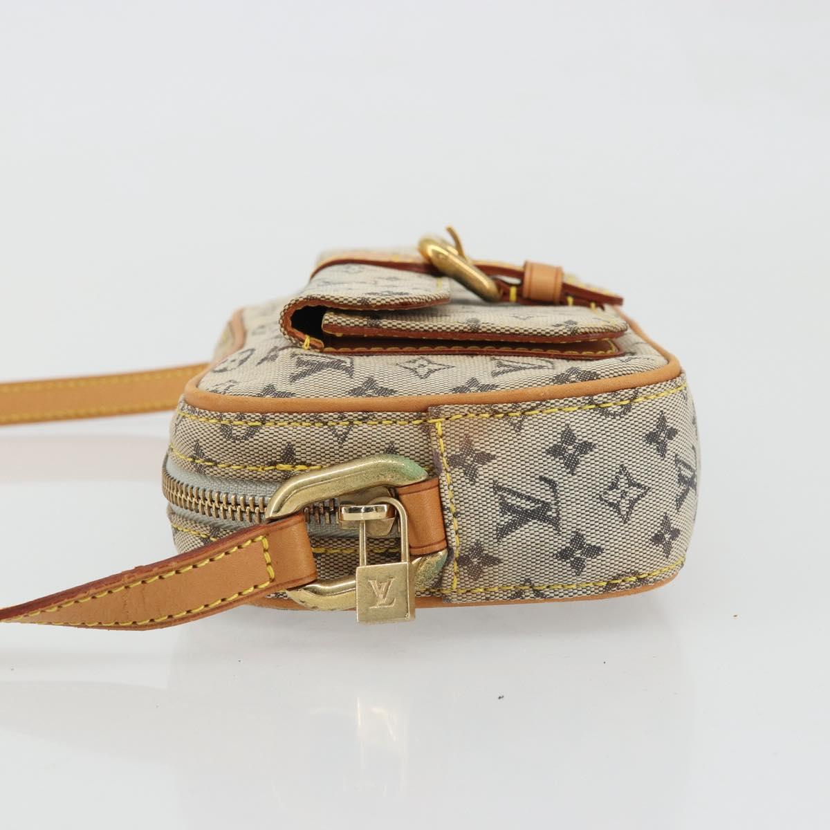 LOUIS VUITTON Monogram Mini Juliet MM Shoulder Bag Blue M92004 LV Auth BA11780