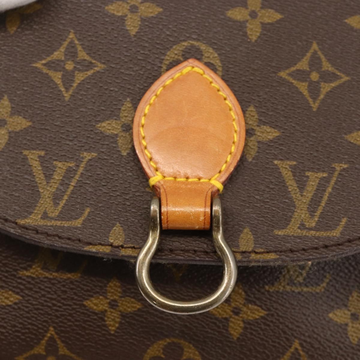 LOUIS VUITTON Monogram Saint Cloud PM Shoulder Bag M51244 LV Auth BA11782A