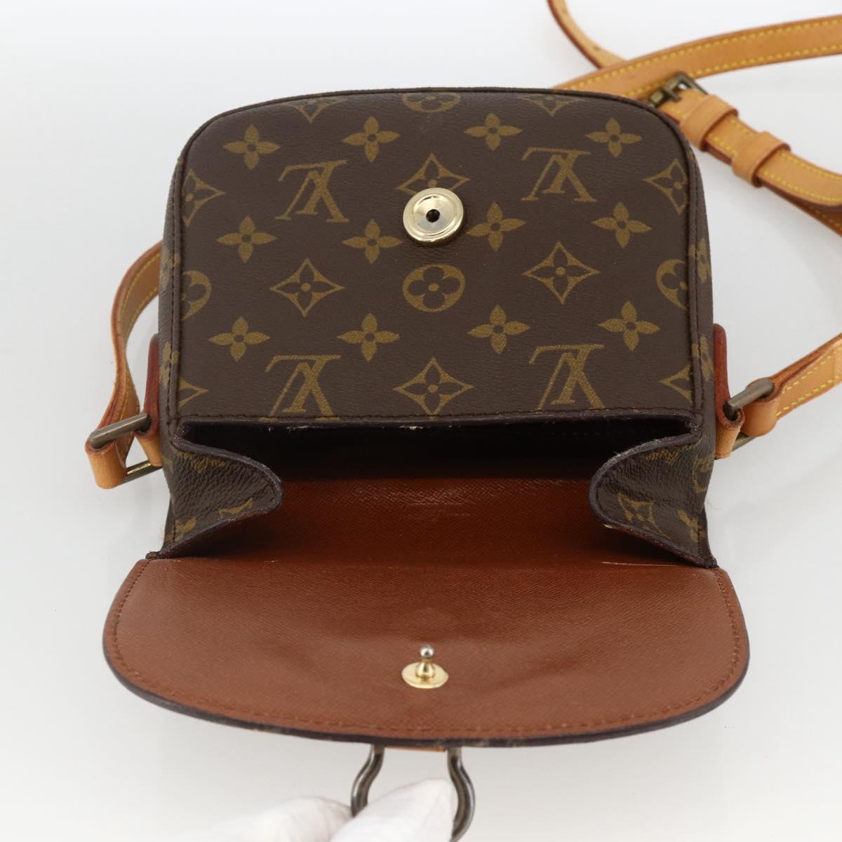 LOUIS VUITTON Monogram Saint Cloud PM Shoulder Bag M51244 LV Auth BA11782A