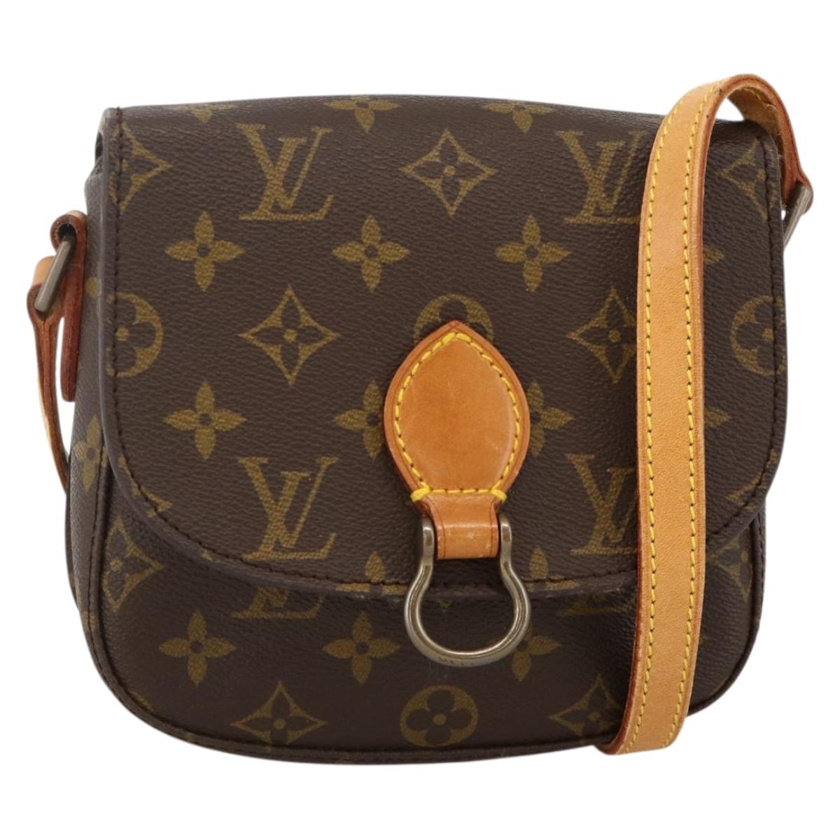 LOUIS VUITTON Monogram Saint Cloud PM Shoulder Bag M51244 LV Auth BA11782A