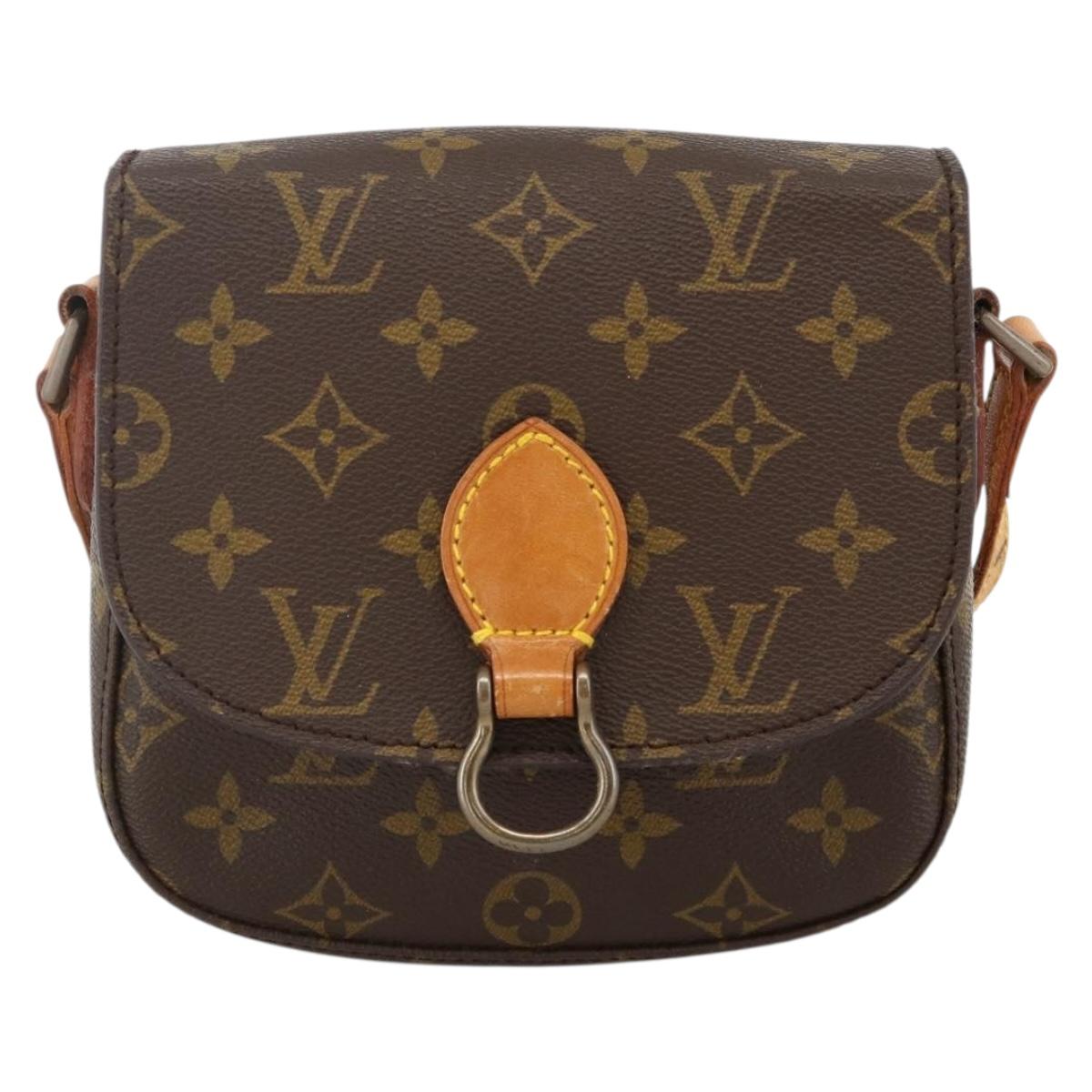 LOUIS VUITTON Monogram Saint Cloud PM Shoulder Bag M51244 LV Auth BA11782A