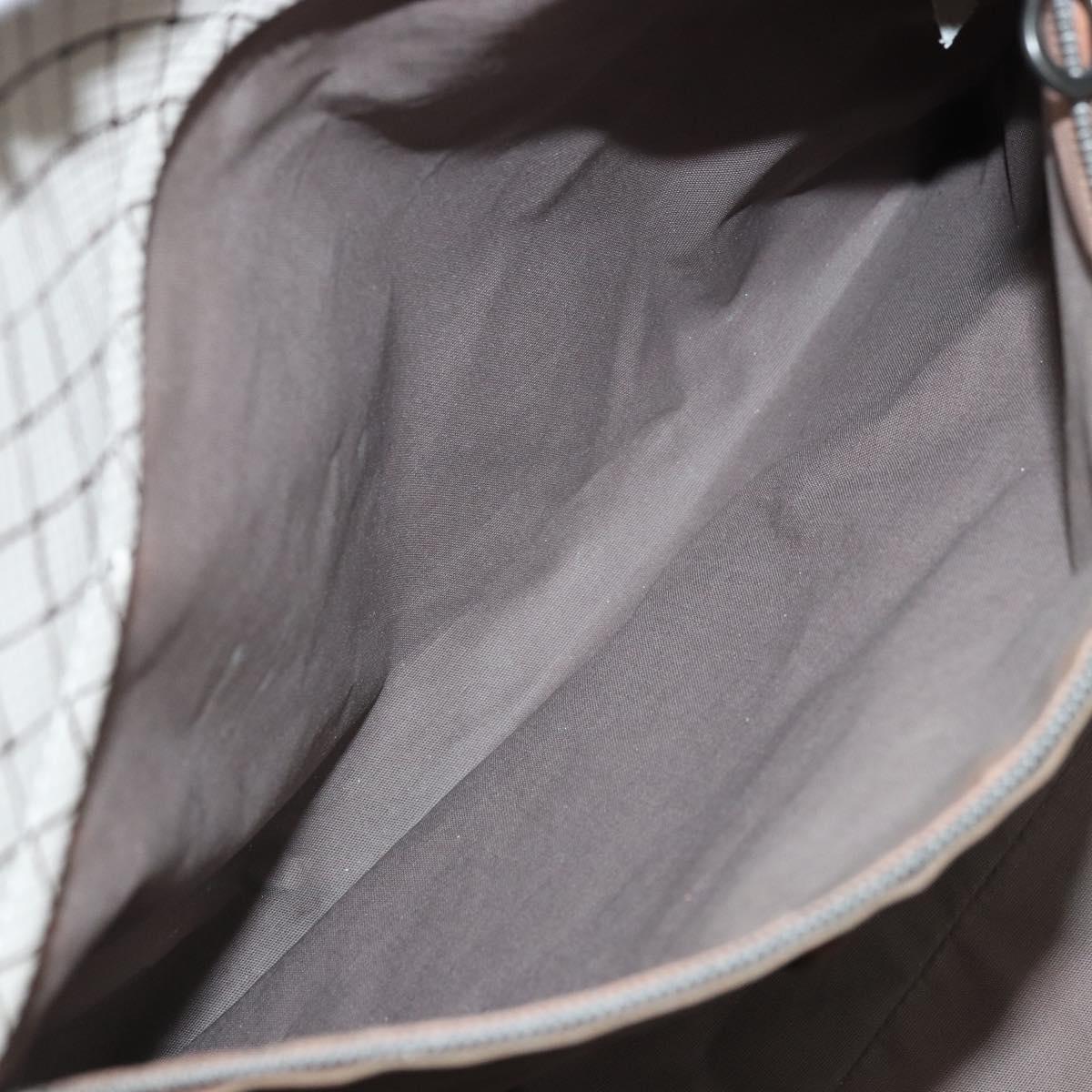 BOTTEGA VENETA Tote Bag PVC Canvas Gray Auth BA11786