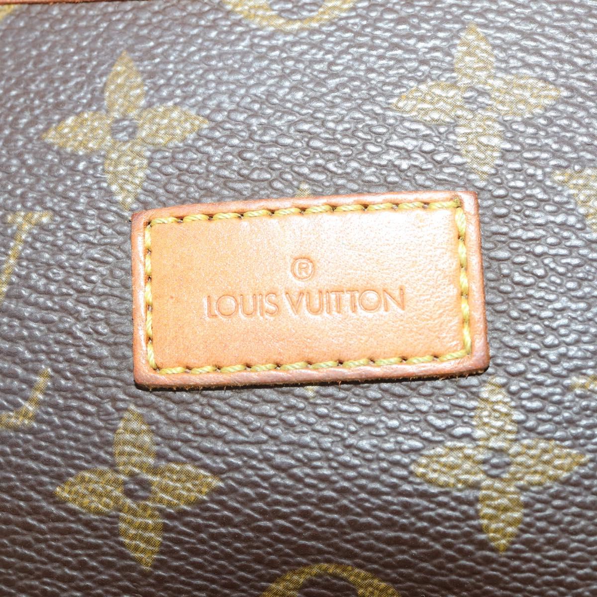 LOUIS VUITTON Monogram Saumur 35 Shoulder Bag M42254 LV Auth BA11793
