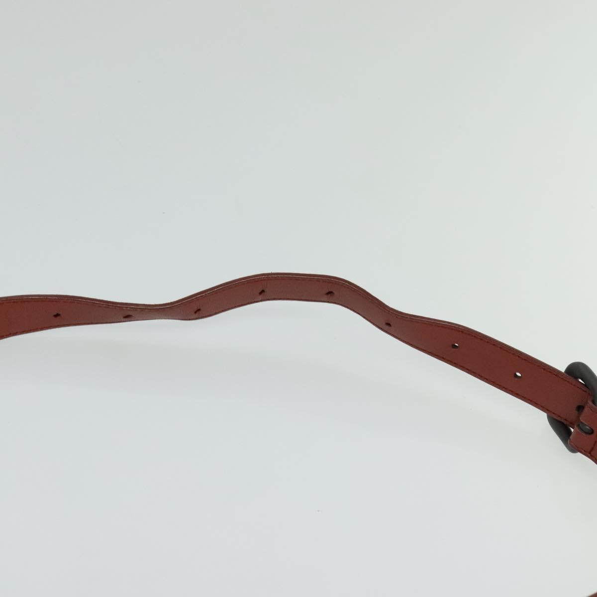 BOTTEGA VENETA INTRECCIATO Waist bag Leather Brown Auth BA118