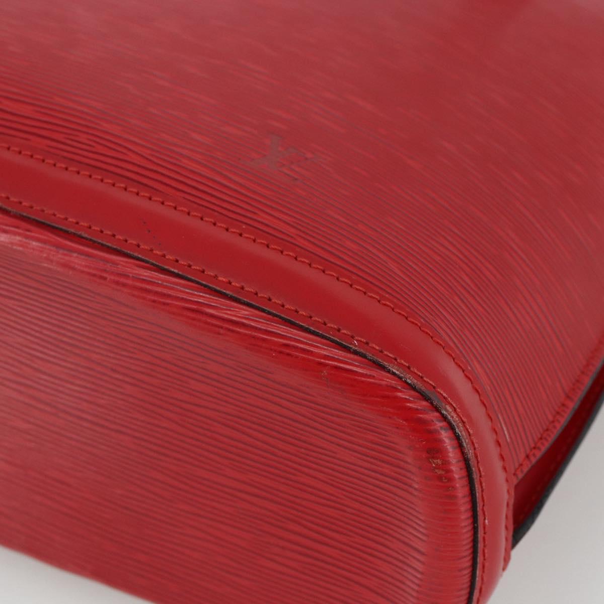 LOUIS VUITTON Epi Lussac Shoulder Bag Red M52287 LV Auth BA11811