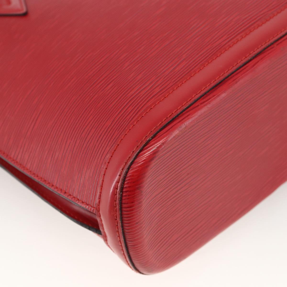 LOUIS VUITTON Epi Lussac Shoulder Bag Red M52287 LV Auth BA11811