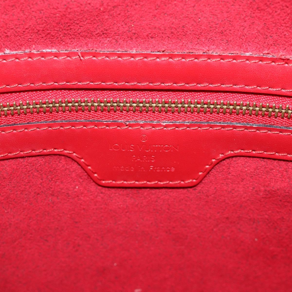 LOUIS VUITTON Epi Lussac Shoulder Bag Red M52287 LV Auth BA11811