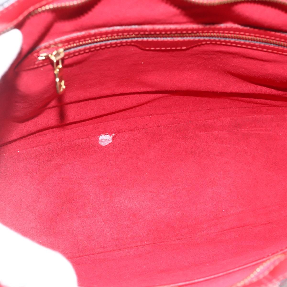 LOUIS VUITTON Epi Lussac Shoulder Bag Red M52287 LV Auth BA11811