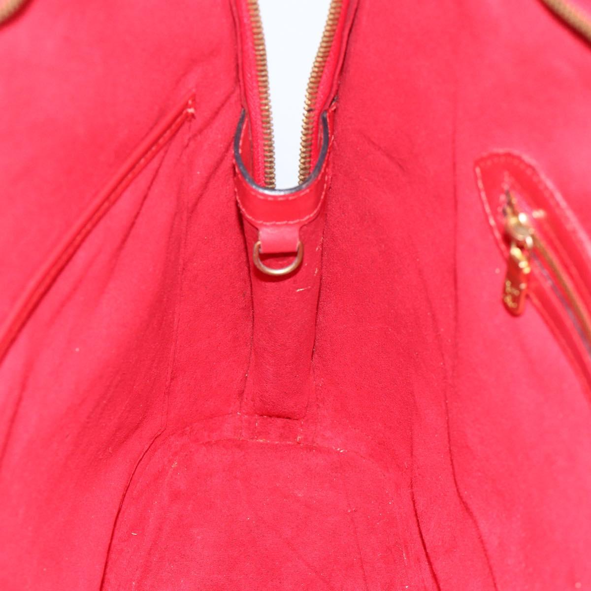 LOUIS VUITTON Epi Lussac Shoulder Bag Red M52287 LV Auth BA11811