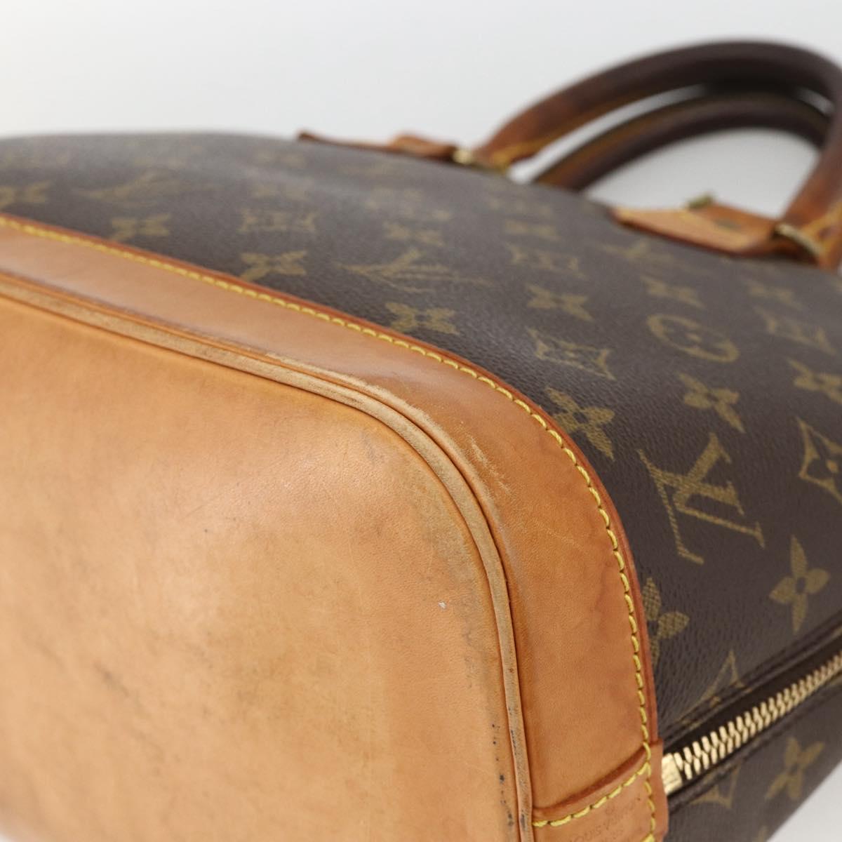 LOUIS VUITTON Monogram Alma Hand Bag M51130 LV Auth BA11815