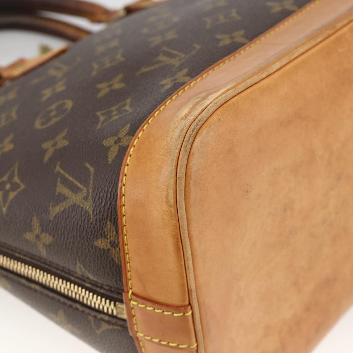LOUIS VUITTON Monogram Alma Hand Bag M51130 LV Auth BA11815