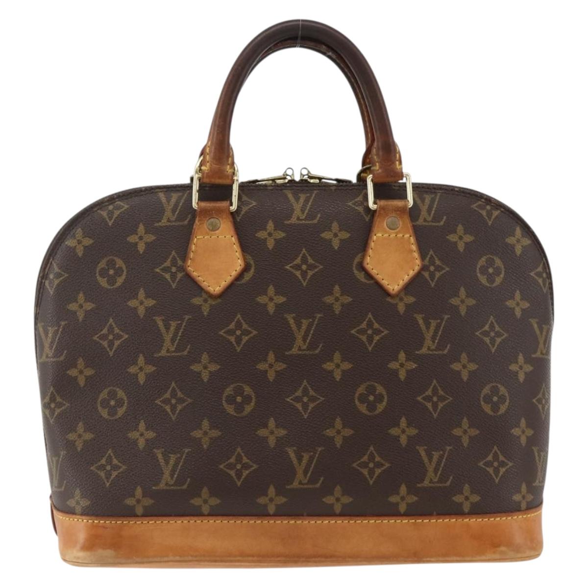 LOUIS VUITTON Monogram Alma Hand Bag M51130 LV Auth BA11815