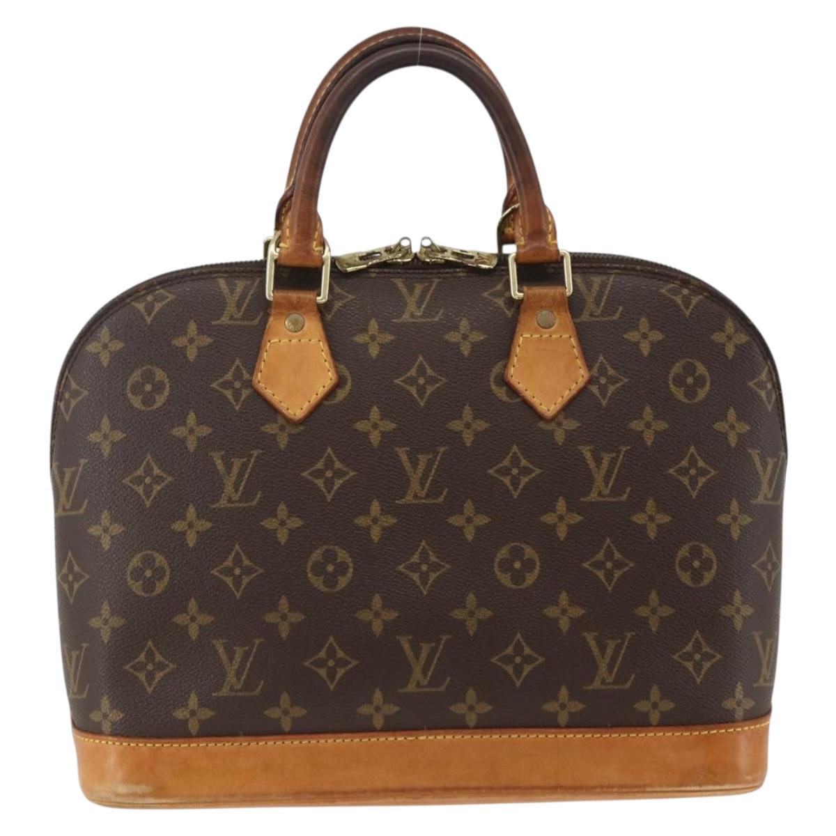 LOUIS VUITTON Monogram Alma Hand Bag M51130 LV Auth BA11815