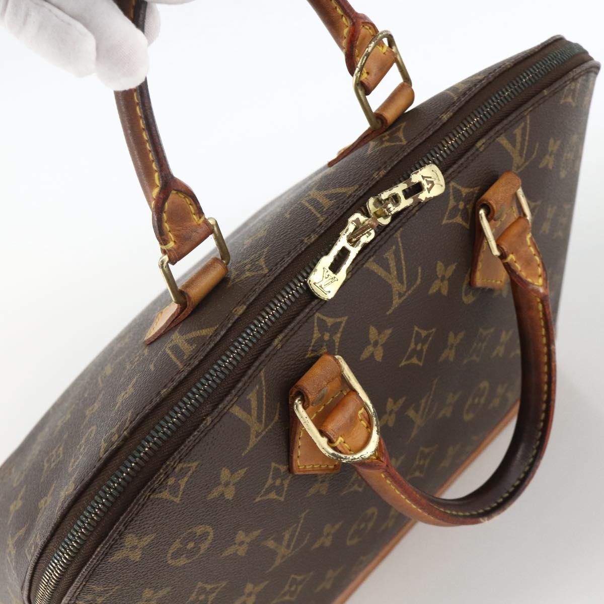 LOUIS VUITTON Monogram Alma Hand Bag M51130 LV Auth BA11815