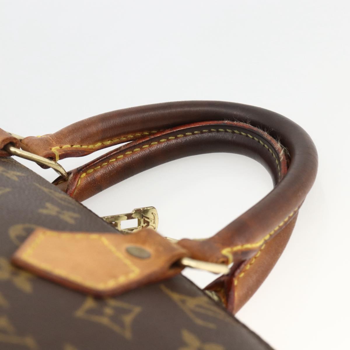 LOUIS VUITTON Monogram Alma Hand Bag M51130 LV Auth BA11815