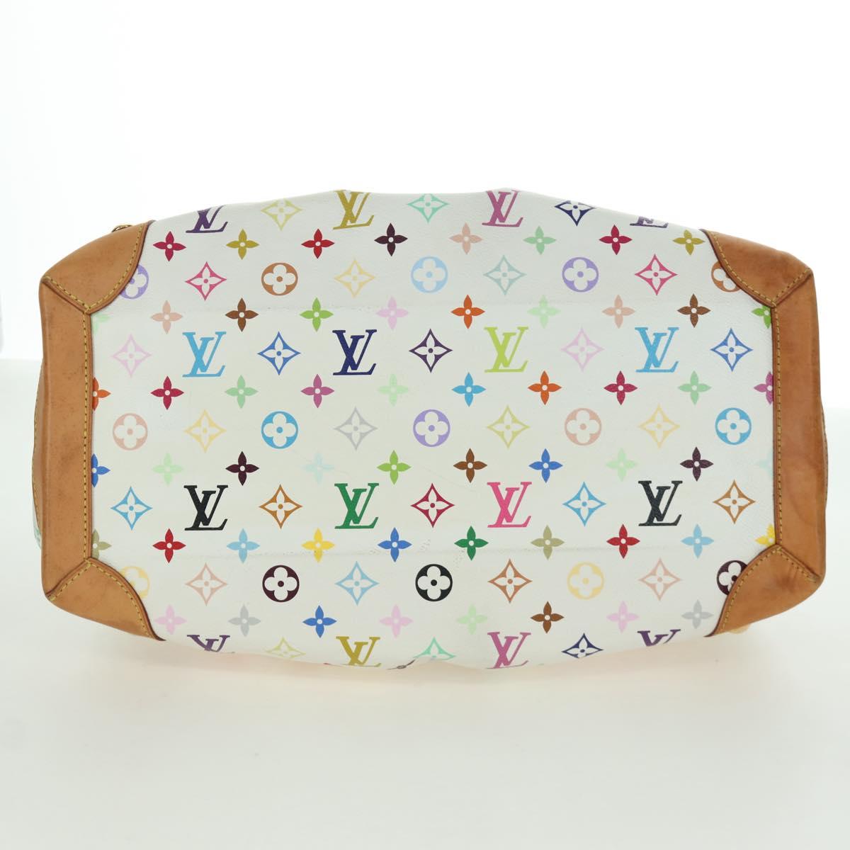 LOUIS VUITTON Monogram Multicolor Ursula Tote Bag White M40123 LV Auth BA11817A