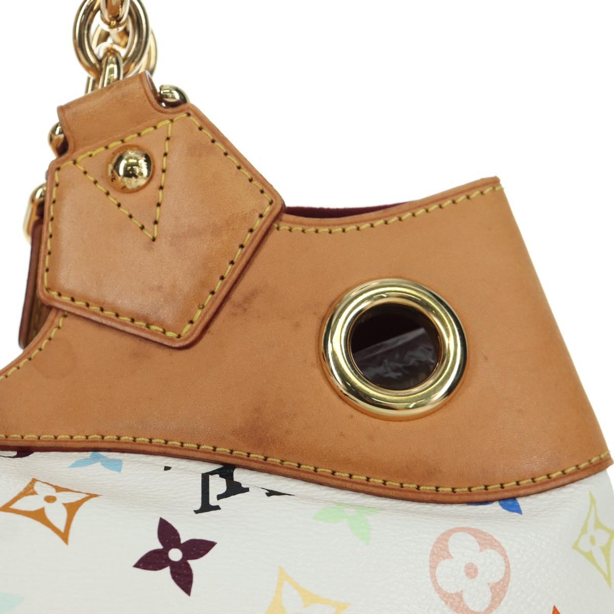 LOUIS VUITTON Monogram Multicolor Ursula Tote Bag White M40123 LV Auth BA11817A