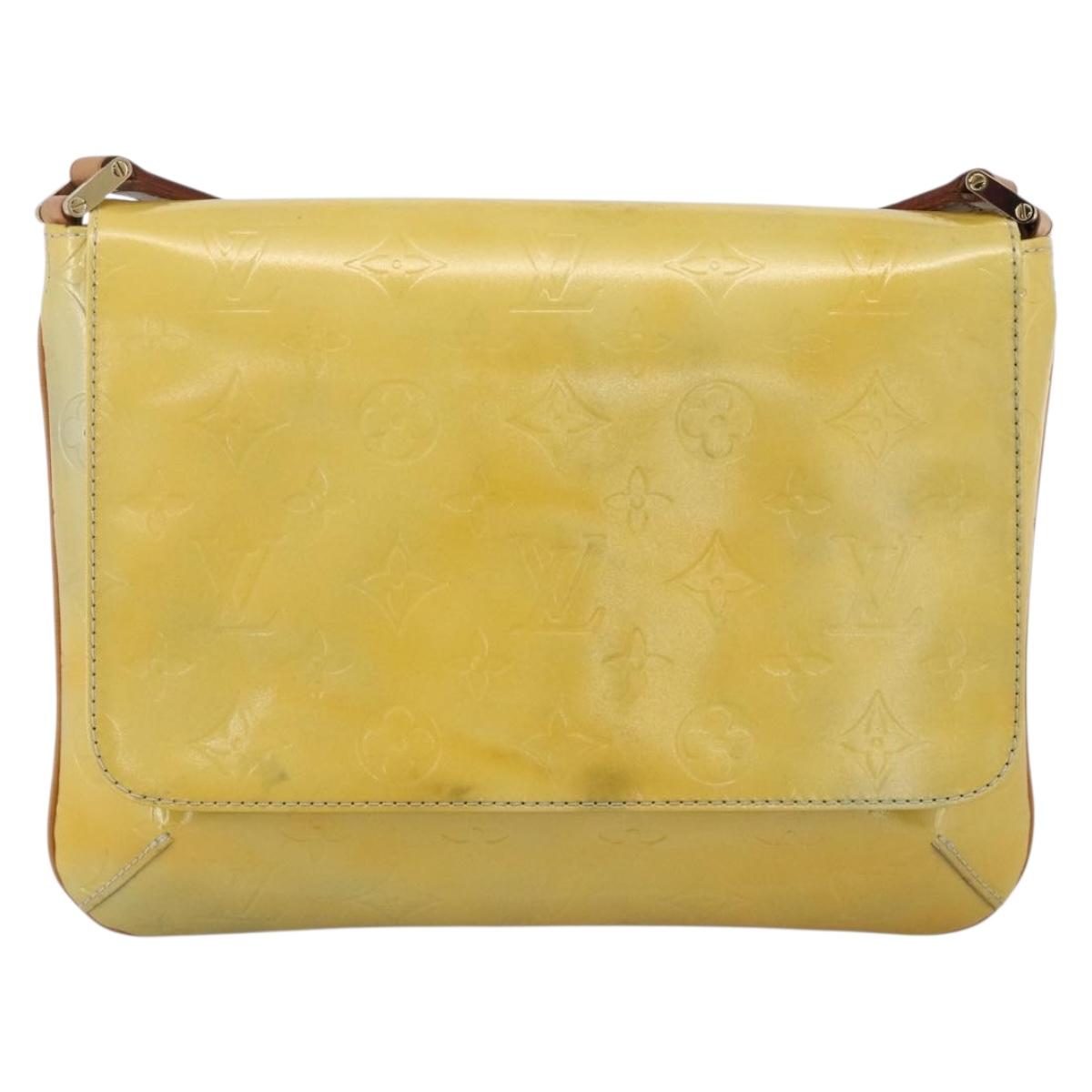 LOUIS VUITTON Monogram Vernis Thompson Street Bag Gris M91008 LV Auth BA11818