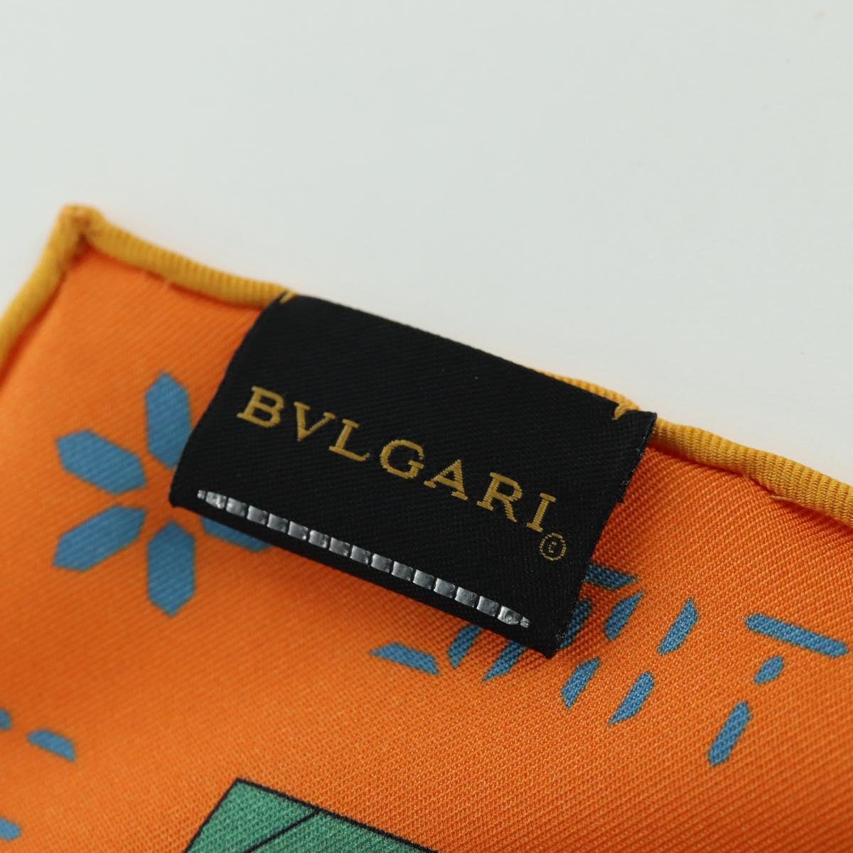BVLGARI Scarf Silk Multicolor Auth BA11831A