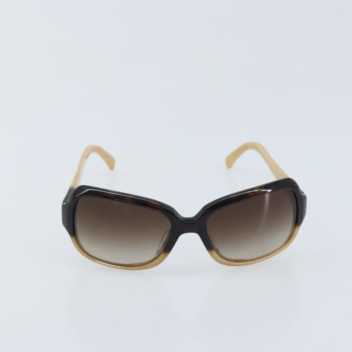CHANEL COCO Mark Sunglasses plastic Beige 5177-A CC Auth BA11834