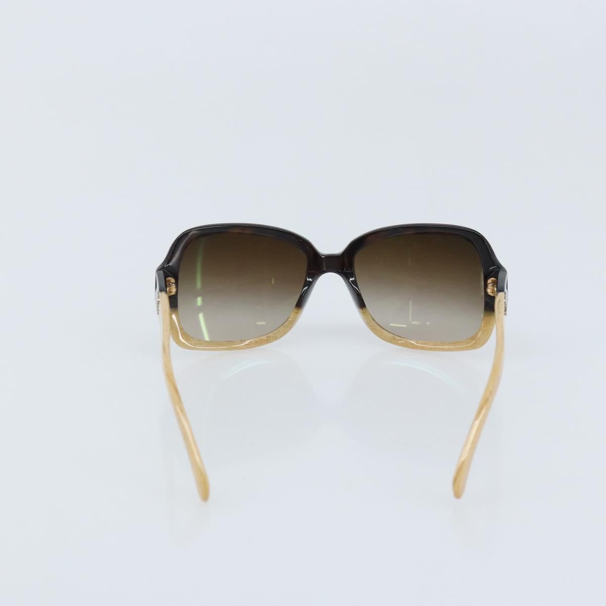 CHANEL COCO Mark Sunglasses plastic Beige 5177-A CC Auth BA11834