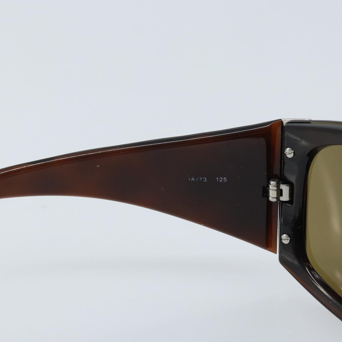 CHANEL Sunglasses plastic Brown CC Auth BA11836