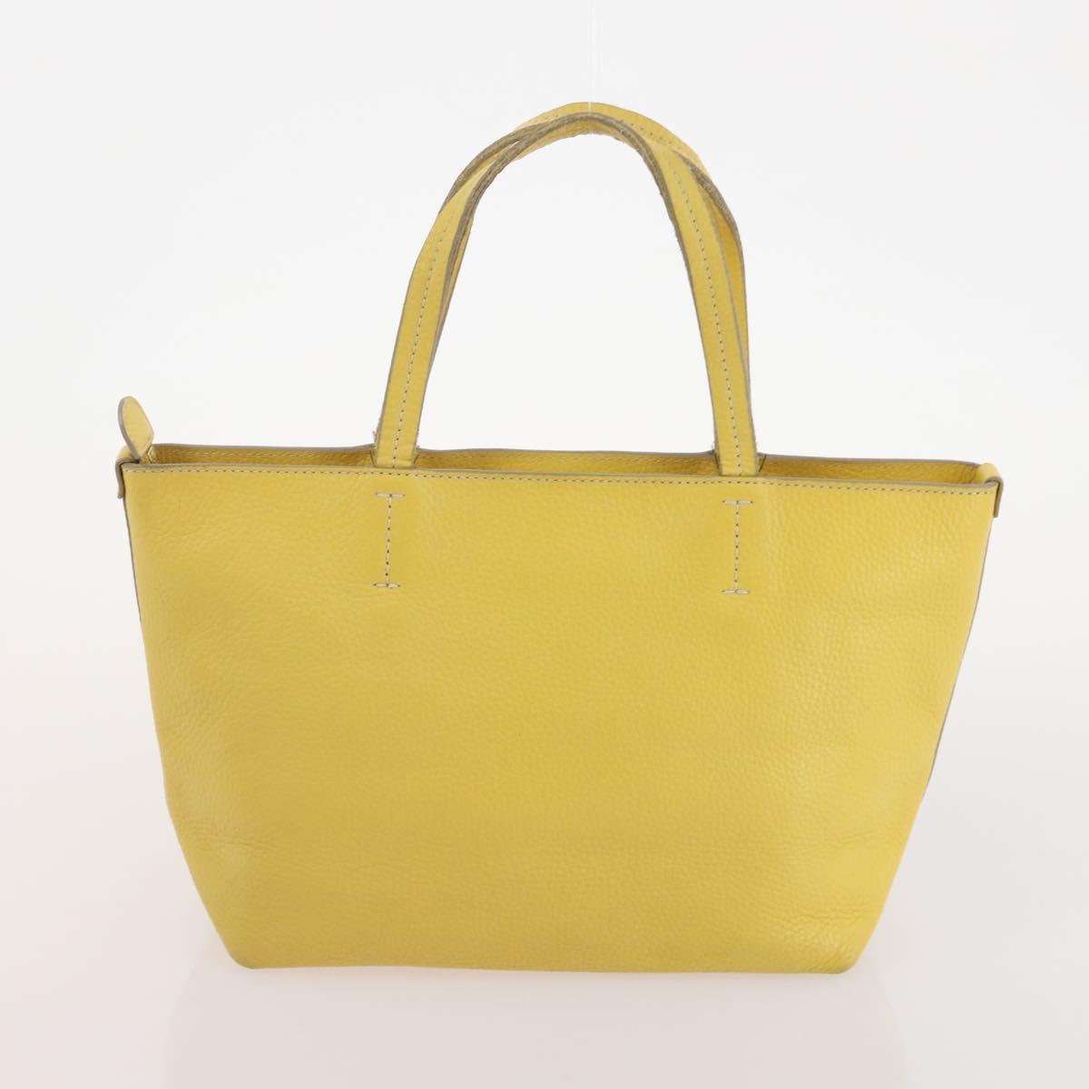 Salvatore Ferragamo Bag Leather Patent leather 2 Set Brown Yellow Auth BA11843