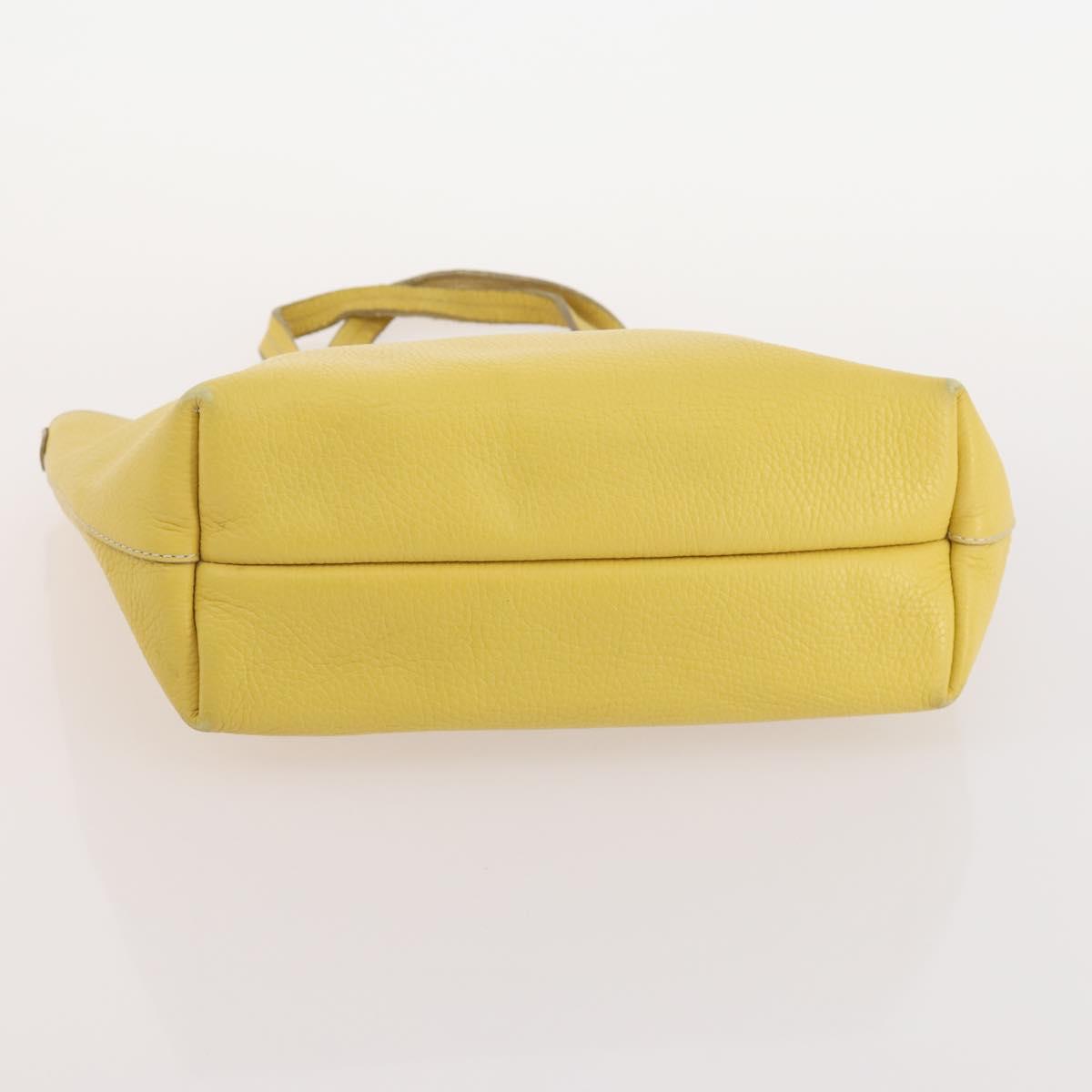 Salvatore Ferragamo Bag Leather Patent leather 2 Set Brown Yellow Auth BA11843