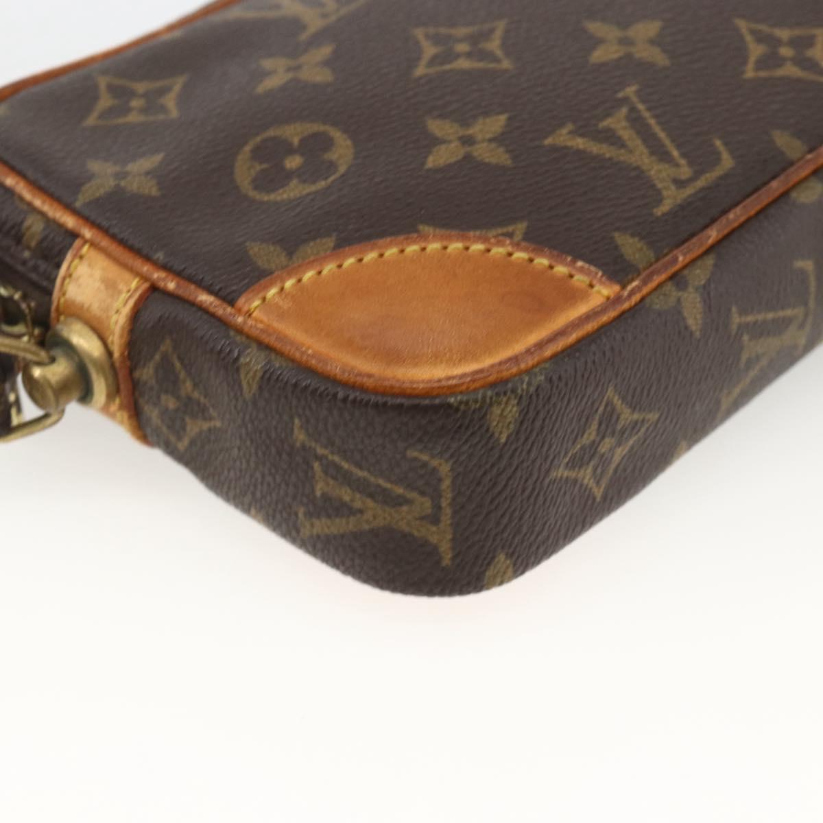 LOUIS VUITTON Monogram Marly Dragonne PM Clutch Bag M51827 LV Auth BA11848