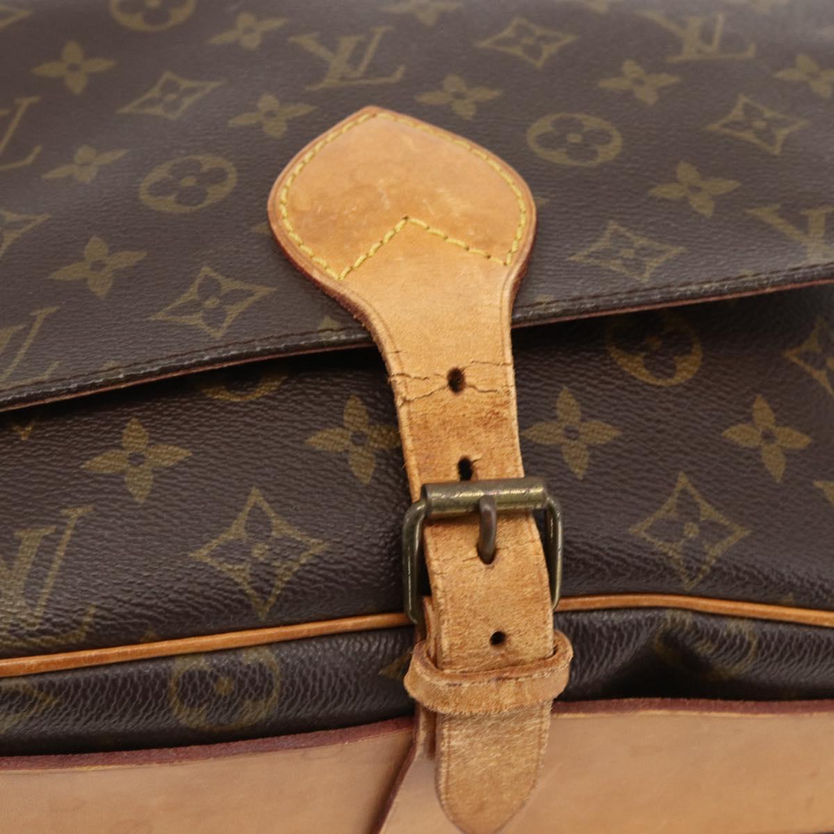 LOUIS VUITTON Monogram Cartouchiere GM Shoulder Bag M51252 LV Auth BA11850