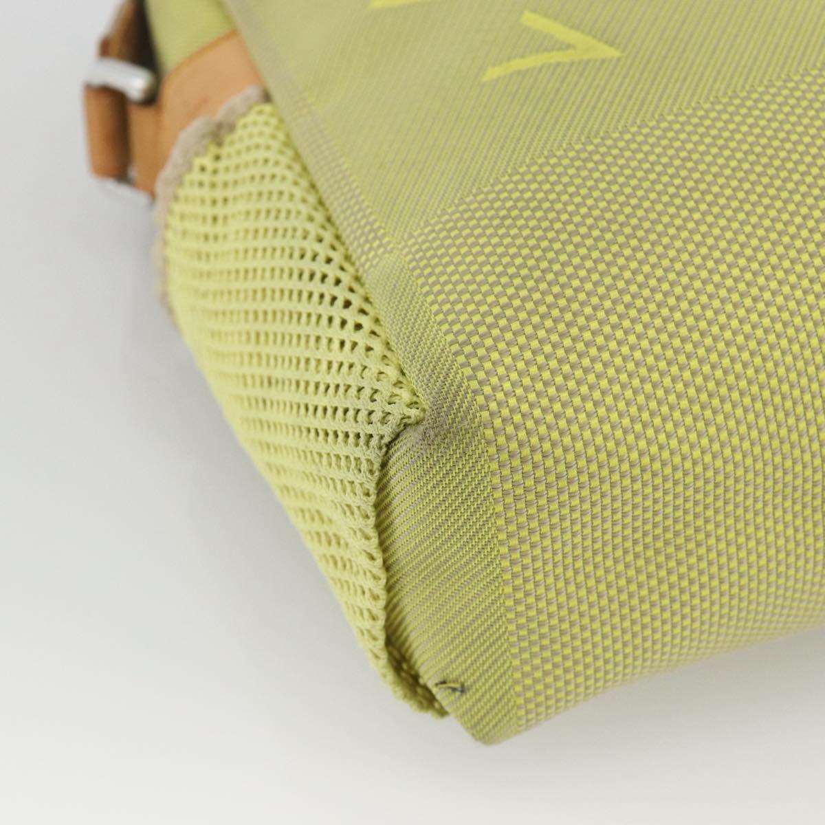 LOUIS VUITTON Damier Geant LV Cup Weatherly Bag Yellow M80636 LV Auth BA11853