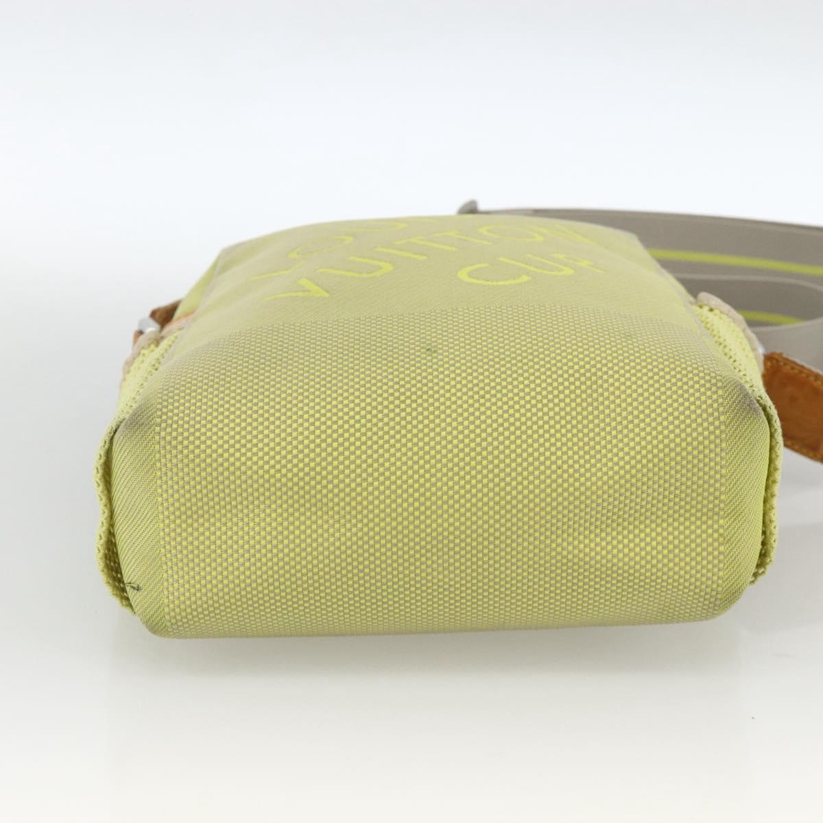LOUIS VUITTON Damier Geant LV Cup Weatherly Bag Yellow M80636 LV Auth BA11853