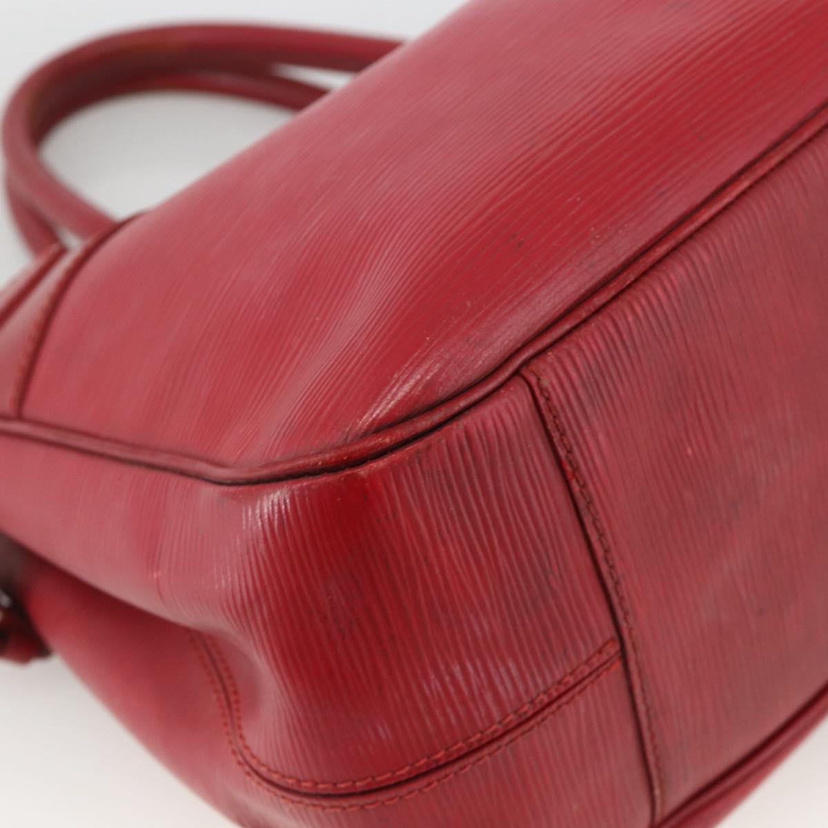 LOUIS VUITTON Epi Passy PM Hand Bag Red M5926E LV Auth BA11854