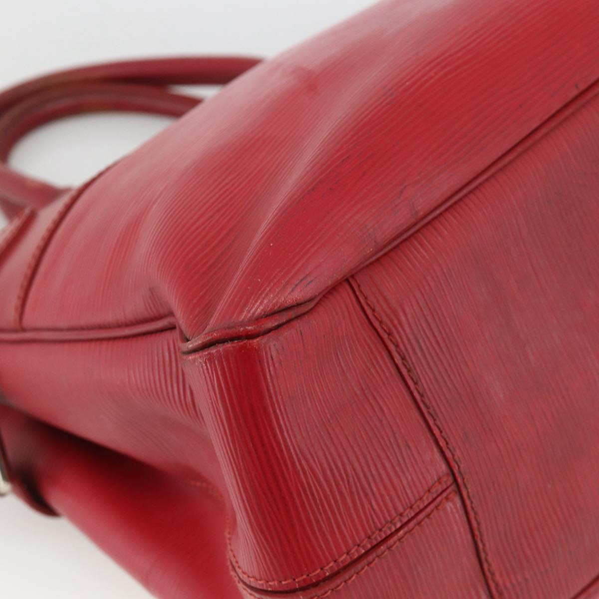 LOUIS VUITTON Epi Passy PM Hand Bag Red M5926E LV Auth BA11854