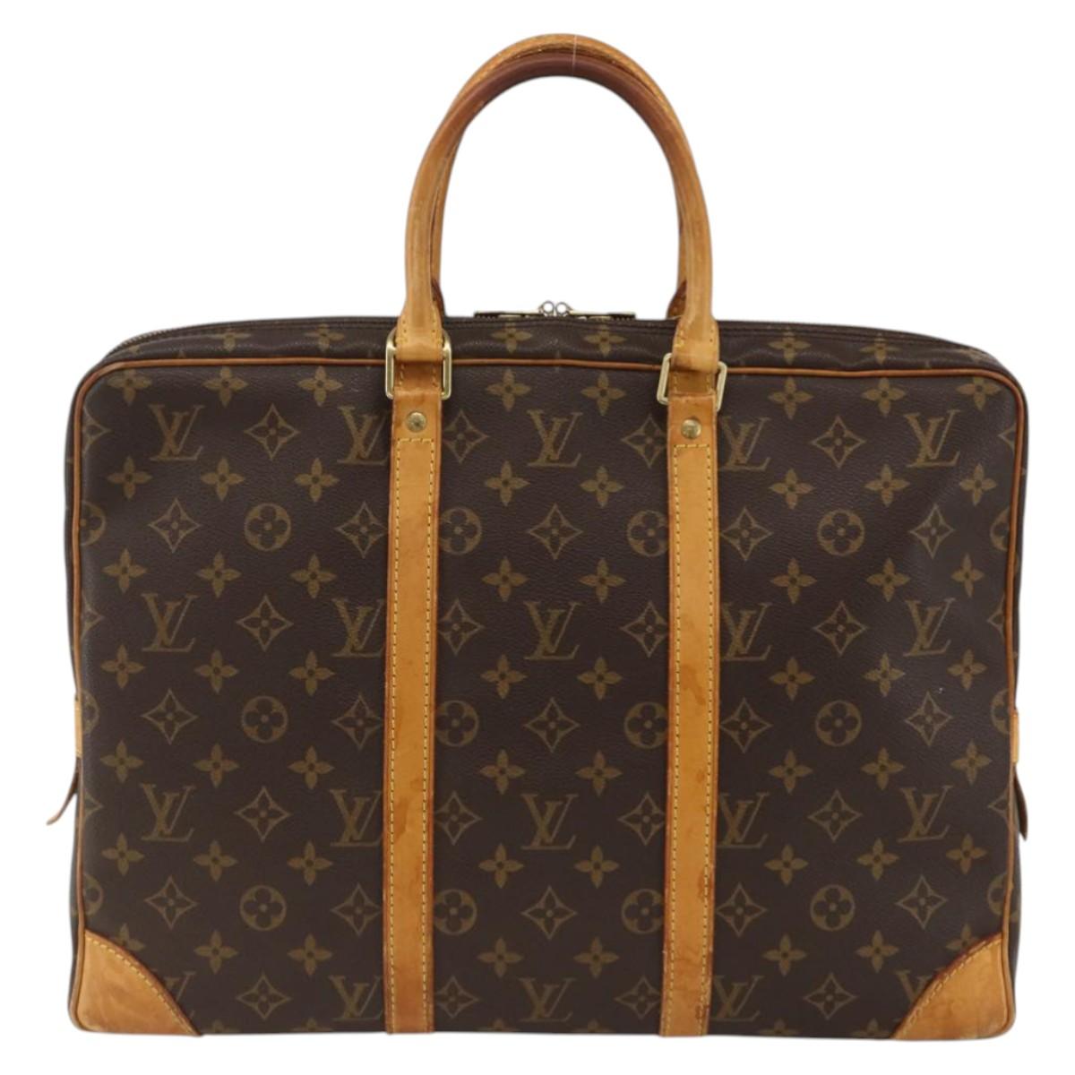 LOUIS VUITTON Monogram Porte Documents Voyage Business Bag M53361 Auth BA11868