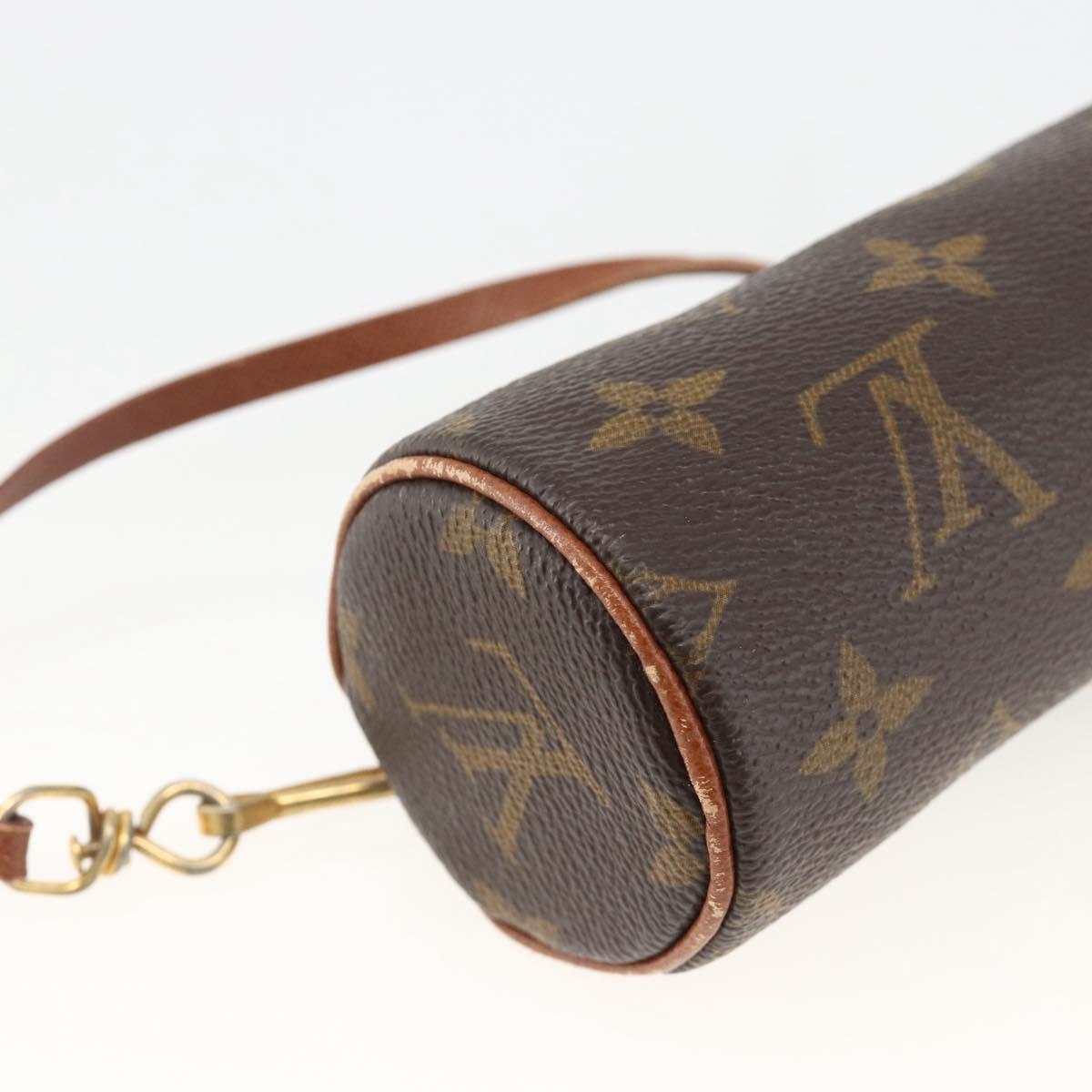 LOUIS VUITTON Monogram Papillon Pouch LV Auth BA11871