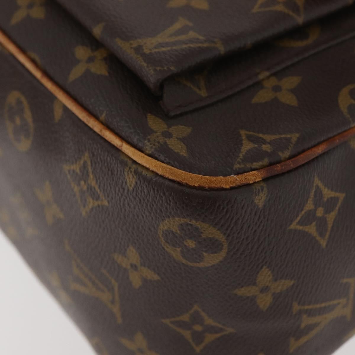 LOUIS VUITTON Monogram Exantri Cite Hand Bag M51161 LV Auth BA11879